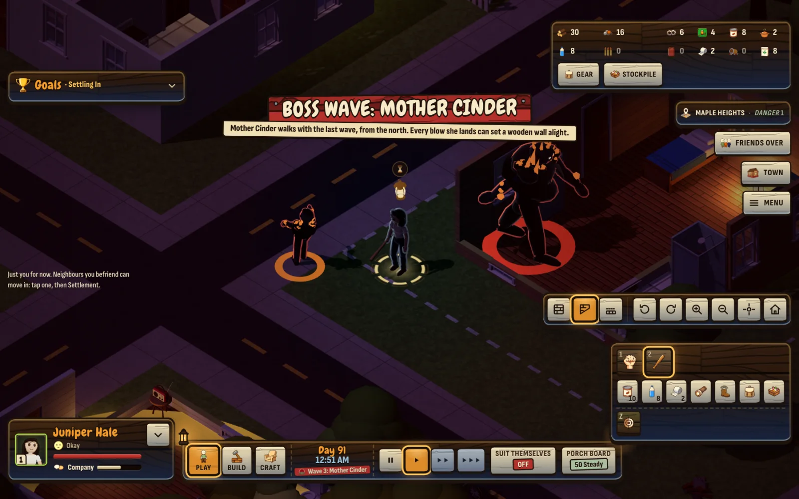 A boss wave on a horde night in Nightporch